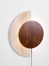 Vale Flint Travertine Wall Light, detail view 18