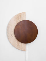 Vale Flint Travertine Wall Light, detail view 20