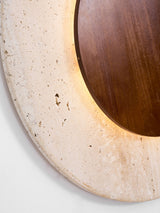 Vale Flint Travertine Wall Light, detail view 21