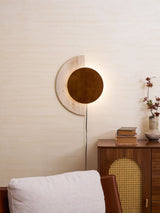 Vale Flint Travertine Wall Light, detail view 22