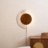 Vale Flint Travertine Wall Light, detail view 23