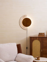 Vale Flint Travertine Wall Light, detail view 24