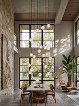 Cora Frost Crystal Pendant Light, detail view 6
