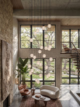 Cora Frost Crystal Pendant Light, detail view 8