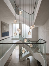 Cora Frost Crystal Pendant Light, detail view 7
