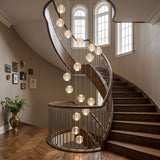 Cora Frost Crystal Pendant Light, detail view 2