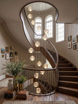 Cora Frost Crystal Pendant Light, detail view 4