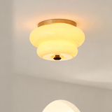 Clara Dawn Glass Ceiling Light, detail view 5