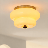 Clara Dawn Glass Ceiling Light, detail view 7