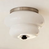 Clara Dawn Glass Ceiling Light, detail view 8