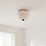 Clara Dawn Glass Ceiling Light, detail view 4