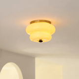 Clara Dawn Glass Ceiling Light, detail view 2