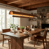 Corin Pearl Wood Pendant Light, detail view 9