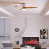 Calia Quartz Wood Ceiling Fan, detail view 60