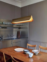 Tarin Wave Acrylic Pendant Light, detail view 7