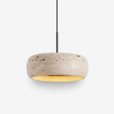 Alden Mist Travertine Pendant Light by Maison Velume