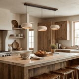 Alden Mist Travertine Pendant Light, detail view 5