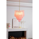 Nella Field Glass Chandelier, detail view 5