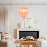 Nella Field Glass Chandelier, detail view 3