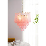 Nella Field Glass Chandelier, detail view 6
