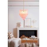 Nella Field Glass Chandelier, detail view 10
