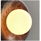Oriel Field Travertine Wall Light, detail view 10