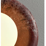 Oriel Field Travertine Wall Light, detail view 13