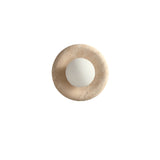 Oriel Field Travertine Wall Light, detail view 19