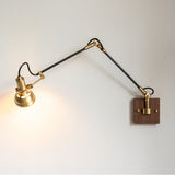 Flora Drift Wood Wall Light, detail view 5