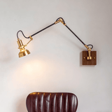 Flora Drift Wood Wall Light, detail view 7