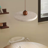Jora Dune Travertine Pendant Light, detail view 2