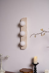 Nella Morrow Travertine Wall Light, detail view 24