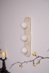 Nella Morrow Travertine Wall Light, detail view 25