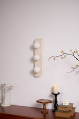 Nella Morrow Travertine Wall Light, detail view 28