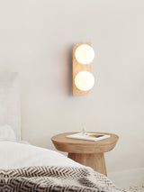 Nella Morrow Travertine Wall Light, detail view 12