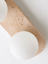 Nella Morrow Travertine Wall Light, detail view 53