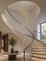Jora Echo Glass Chandelier, detail view 7