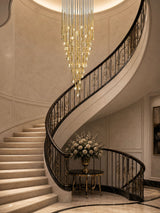 Jora Echo Glass Chandelier, detail view 8