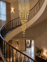 Jora Echo Glass Chandelier, detail view 4