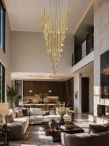 Jora Echo Glass Chandelier, detail view 5