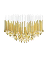 Jora Echo Glass Chandelier, detail view 16