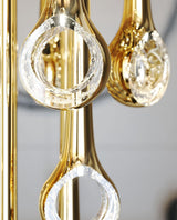 Jora Echo Glass Chandelier, detail view 10