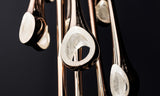 Jora Echo Glass Chandelier, detail view 12