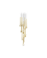 Jora Echo Glass Chandelier, detail view 15