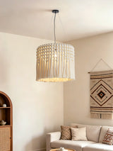 Mira River Wood Pendant Light, detail view 6