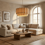 Lucen Frost Fabric Pendant Light, detail view 6