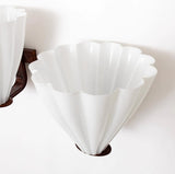 Pella Cedar Glass Wall Light, detail view 6