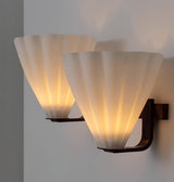 Pella Cedar Glass Wall Light, detail view 7