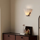 Pella Cedar Glass Wall Light, detail view 3
