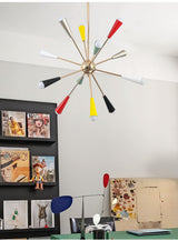 Vela Cove Glass Chandelier, detail view 32